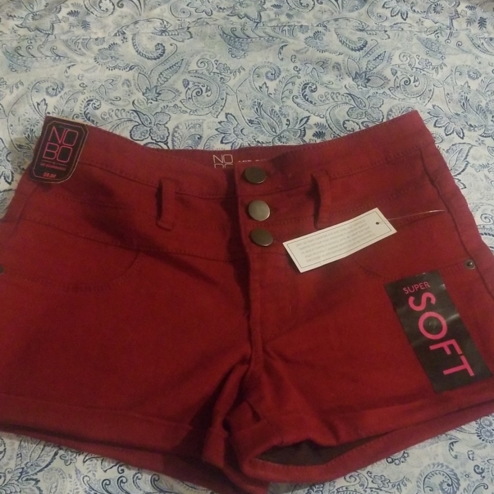 Burgundy Shorts